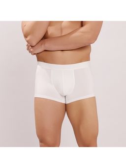MERCAZE - White Men Ultra Soft Comfort Premium Bamboo Cotton Spandex Boxer Brief