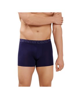 MERCAZE - Navy Blue Men Soft Waistband Premium Cotton Modal Spandex Trendy Trunk