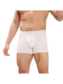 MERCAZE - White Men Soft Waistband Premium Cotton Modal Spandex Smart Trunk