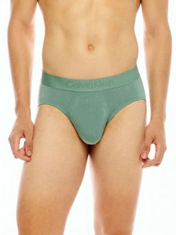 Calvin Klein - Green Solid Low Rise Brief