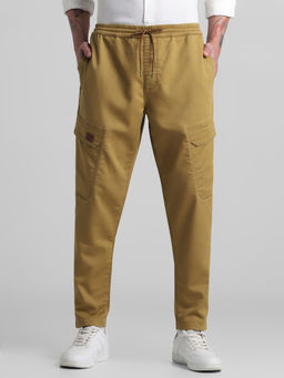 Jack & Jones - Brown Regular Fit Stretch Cargo