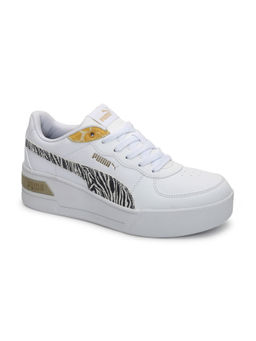 Puma - Skye Wedge Safari White Sneakers