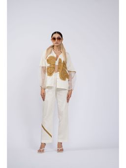 The Dramebaaz Company - Mirage Floral Embroidered Co-Ord (Set of 2)