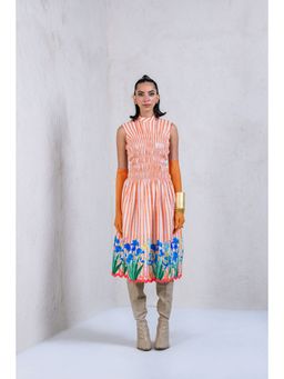 The Dramebaaz Company - Bloombells Smocked Dress