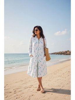 The Quince Life - Sea Treasures Shirt Dress
