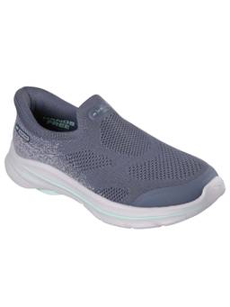 SKECHERS - Women GO WALK 8 - NOVA Charcoal Walking Shoes