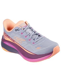 SKECHERS - Women MAX CUSHIONING PROPULSION Grey Lace Up Running Shoes