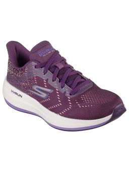 SKECHERS - Women GO RUN PULSE 2.0 - BOUNDLESS Burgundy Lace Up Running Shoes