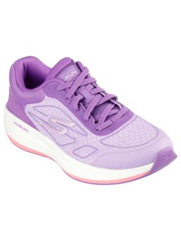 SKECHERS - Women GO RUN PULSE 2.0 - CORSS ROAD Purple Lace Up Running Shoes