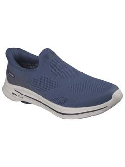 SKECHERS - Men GO WALK 8 - PELAYO Navy Blue Walking Shoes