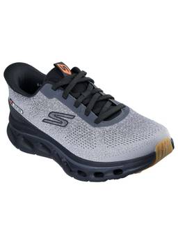 SKECHERS - Men GO WALK GLIDE-STEP 2.0 - MASE Grey Walking Shoes