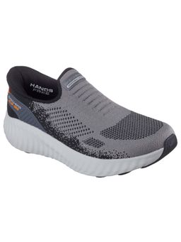 SKECHERS - Men GO RUN NOW - BRIAR Charcoal Running Shoes
