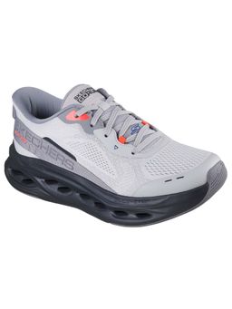 SKECHERS - Men MAX CUSHIONING GLIDE-STEP - Grey Running Shoes