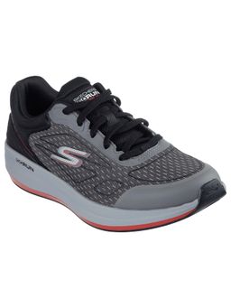 SKECHERS - Men GO RUN PULSE 2.0 - CROSS ROAD Charcoal Lace Up Running Shoes