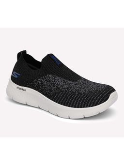 SKECHERS - Mens GO WALK FLEX Black Blue Walking Shoes