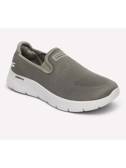 SKECHERS - Mens GO WALK FLEX Taupe Walking Shoes