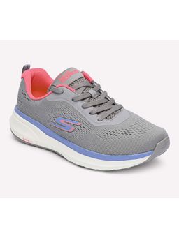 SKECHERS - Womens GO RUN RIDE 7 Grey Coral Running Shoes