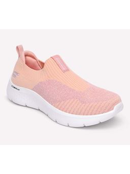 SKECHERS - Womens GO WALK FLEX Light Pink Walking Shoes