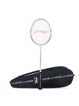 Li-Ning - Super Series 2020 Strung Badminton Racquet (White, Gold 84 g)