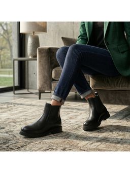 Global Step - Black Chelsea Boots