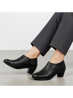 Global Step - Black Comfora Block Boots