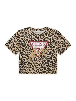 Guess - Girls Chic Leopard Printed Regular Fit T-Shirt