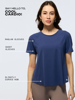 Cava Athleisure - Navy Overlap T-shirt