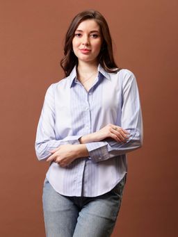 AAREIN - Women Immutable Crepe Stripes Shirt