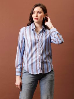 AAREIN - Women Immutable Crepe Stripes Shirt