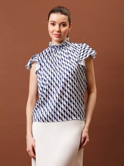 AAREIN - Immutable Printed Ruffles Top