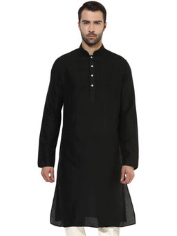 KISAH - Men Black Kurta