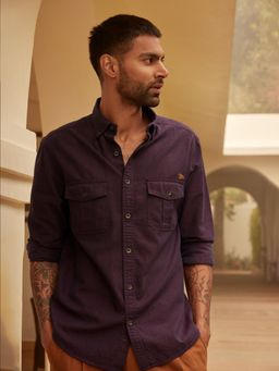Andamen - Vintage Burgundy Regular Fit Shirt