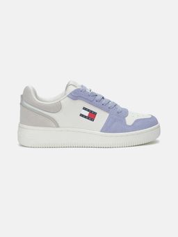 Tommy Hilfiger - Colorblock Blue Suede Sneakers