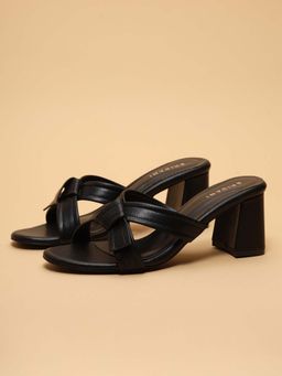 ERIDANI - Leonora Black Workwear Heels