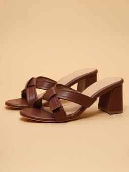 ERIDANI - Leonora Brown Workwear Heels