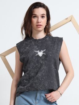 RHINO CULT - Women ST-shirt Whisper Grey Tank Top