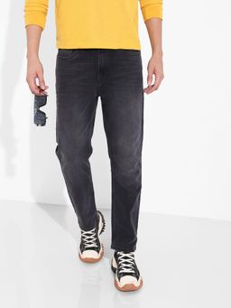 The Indian Garage Co - Men Grey Slim Fit Solid Mid-Rise Eternity Jeans