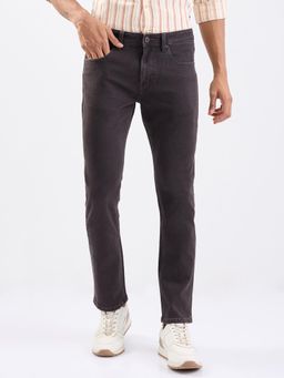 Spykar - Chocolate Brown Mid Rise Regular Fit Casual Jeans for Men
