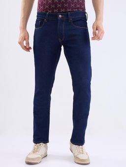 Spykar - Raw Blue Mid Rise Regular Fit Casual Jeans for Men
