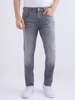 Spykar - Grey Low Rise Slim Fit Casual Jeans for Men