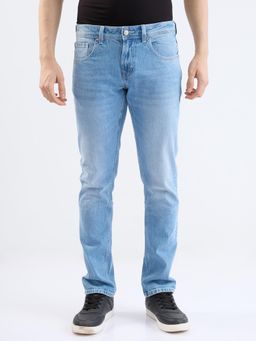 Spykar - Light Blue Low Rise Slim Fit Casual Jeans for Men