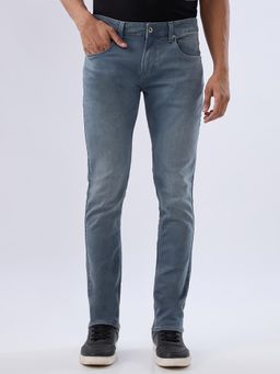 Spykar - Grey Slim Fit Low Rise Jeans for Men