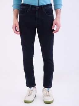 Spykar - Navy Blue Low Rise Slim Fit Casual Jeans for Men