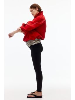 H&M - Women Black MAMA Jersey Leggings