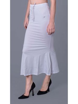 Keepfit - N9 Antibacterial Side Slit Mermaid-Fit Saree Shapewear For Women White