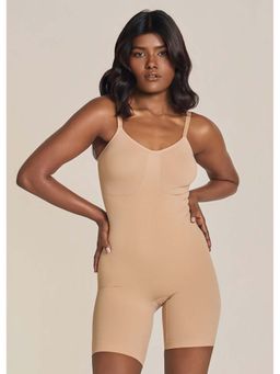 INVOGUE - Essentials Plus Bodysuit Bodyshaper Beige
