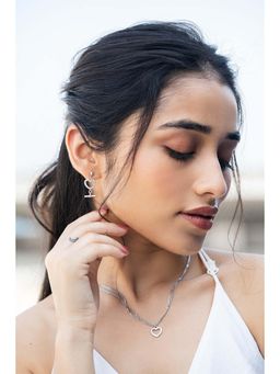 Shaya by CaratLane - Linked In Love Earrings in 925 Silver