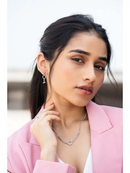 Shaya by CaratLane - Circle of Elegance Earrings in 925 Silver