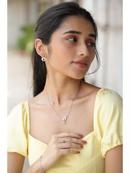 Shaya by CaratLane - Linked In Love Necklace in 925 Silver