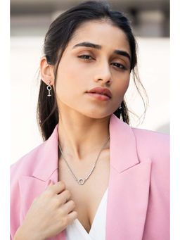 Shaya by CaratLane - Circle of Elegance Necklace in 925 Silver